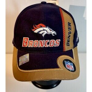 NWT New Denver Broncos Super Bowl Champions Hat Puma Blue/Beige XXXIII One Size